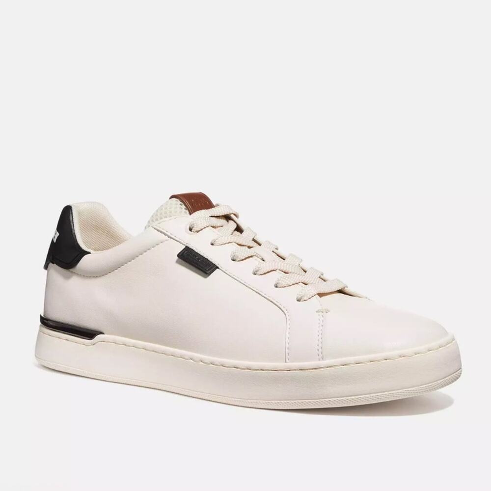 Coach Men's Leather Lowline Low Top Sneakers - 10